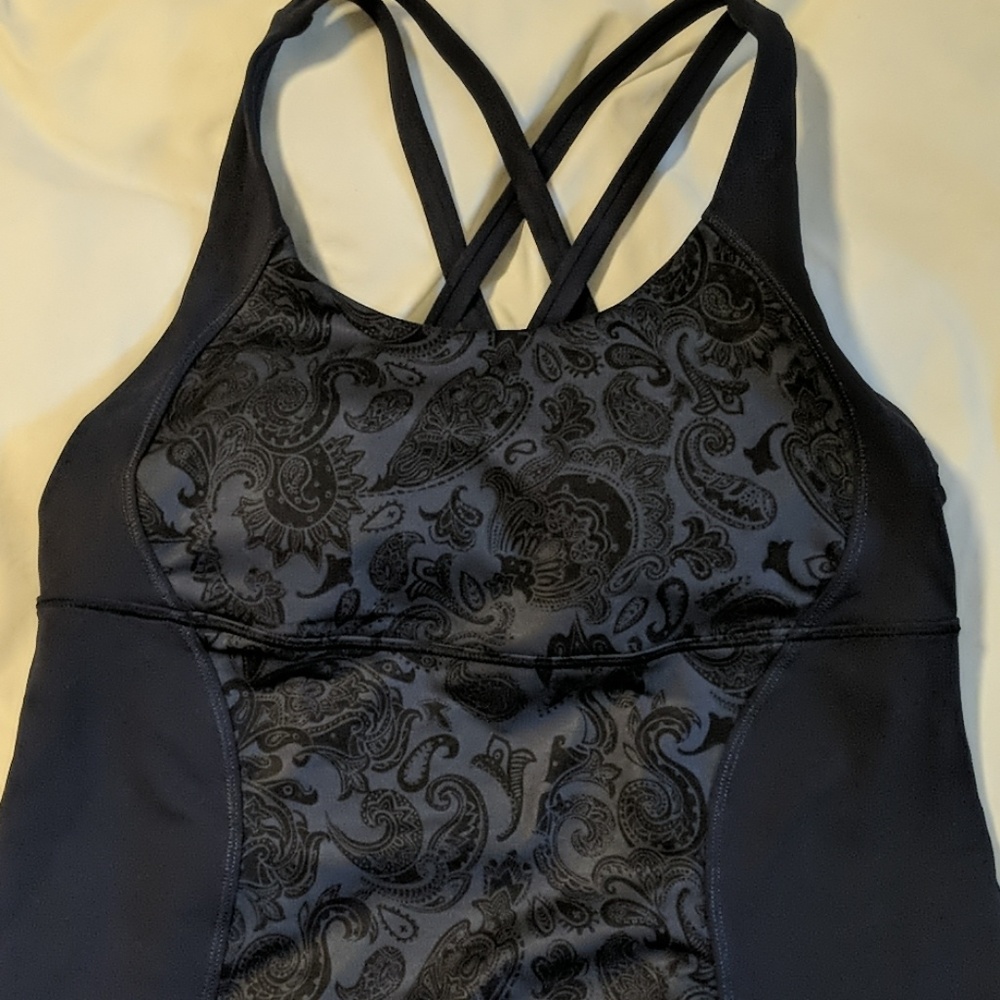 Lululemon Blue Paisley Tank